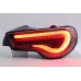 Subaru BRZ / Toyota 86 12-20 Black Face Red Light Bar LED Tail Lamp